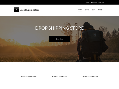Outdoor Drop Shipping website template