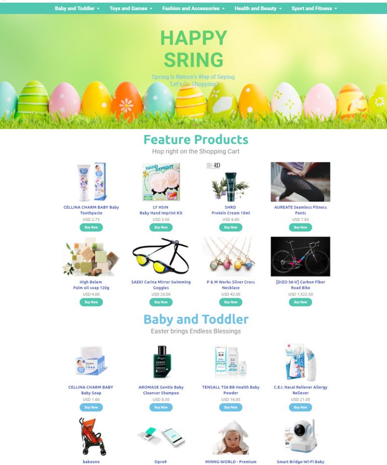 網頁設計-Happy Spring