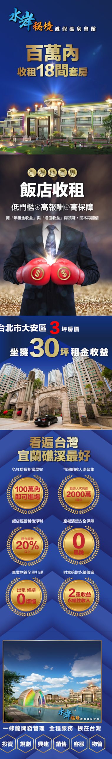 網頁設計-渡假溫泉會館2