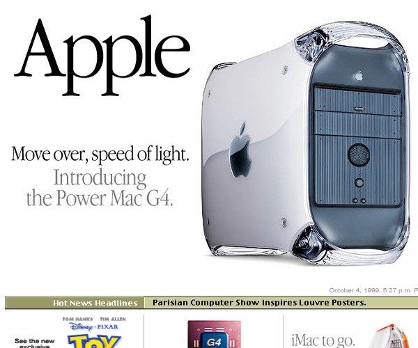 1999年Apple網頁設計